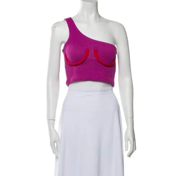 Orseund Iris One-Shoulder Crop Top - Picture 2 of 6